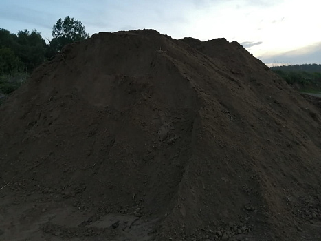 Чернозем чистый без примесей